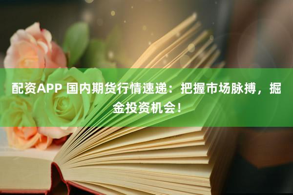 配资APP 国内期货行情速递：把握市场脉搏，掘金投资机会！